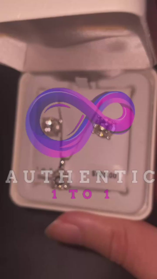 Moissanite Earings with Box & Recipe (PASSING DIAMOND TESTER!!!)